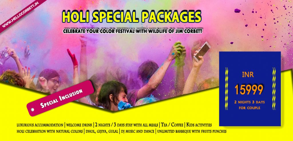 corbett holi special packages